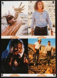 5y050 TREMORS 2 German LC posters '90 Kevin Bacon, Fred Ward, Reba McEntire, monster worms!
