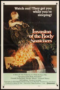 5y445 INVASION OF THE BODY SNATCHERS style A int'l 1sh '78 classic remake of deep space invaders!