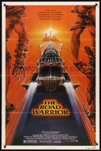 5y498 MAD MAX 2: THE ROAD WARRIOR 1sh '82 Mel Gibson returns as Mad Max, art by Commander!