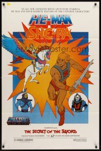 5y640 SECRET OF THE SWORD 1sh '85 Masters of the Universe, He-Man, She-Ra, Skeletor!