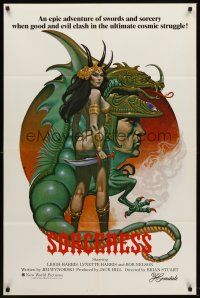 5y661 SORCERESS int'l 1sh '82 completely different sexy fantasy art by Robert Tanenbaum!