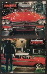 5y053 CHRISTINE 10 German LCs '83 Stephen King, John Carpenter, different creepy car images!