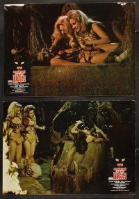 5y070 NIGHT OF THE SORCERERS 10 Spanish LCs '74 La Noche de los Brujos, sexy jungle girls!