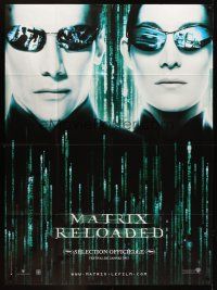 5z071 MATRIX RELOADED teaser French 1p '03 Keanu Reeves, Carrie-Anne Moss, Wachowski Brothers!
