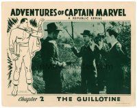 5z232 ADVENTURES OF CAPTAIN MARVEL chapter 2 LC '41 two bad guys hold guns on two young men!