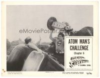 5z237 ATOM MAN VS SUPERMAN chapter 6 LC '50 DC serial, Kirk Alyn in costume holds impossible weight!