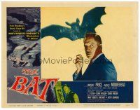 5z241 BAT LC #3 '59 best image of smoking Vincent Price & giant bat flying overhead!