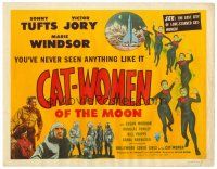 5z184 CAT-WOMEN OF THE MOON TC '53 campy cult classic, they're fiery, fearless & ferocious!