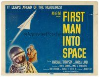 5z193 FIRST MAN INTO SPACE TC '59 most dangerous & daring mission of all time, astronaut c/u!