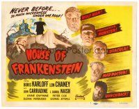 5z199 HOUSE OF FRANKENSTEIN TC R50 Boris Karloff, Lon Chaney Jr., best image with all monsters!