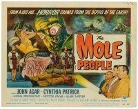 5z207 MOLE PEOPLE TC '56 from a lost age, horror crawls from the depths of the Earth!