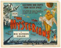 5z212 MYSTERIANS TC '59 Ishiro Honda, they're abducting Earth's women & leveling its cities!