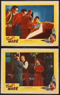 5z321 RED PLANET MARS 2 LCs '52 Peter Graves & sexy Andrea King try to save the world!