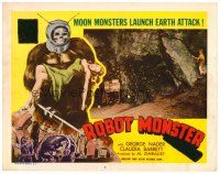5z166 ROBOT MONSTER LC #3 '53 3-D, worst movie ever, boy enters cave with electronic equipment!