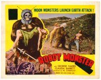 5z163 ROBOT MONSTER LC #5 '53 3-D, worst movie ever, girl tries to save Nader from wacky monster!