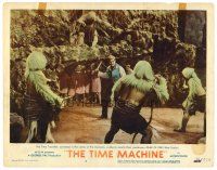 5z346 TIME MACHINE LC #2 '60 Rod Taylor holding off Morlocks as he's ambushed from above!