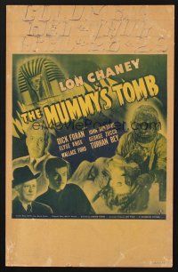 5z052 MUMMY'S TOMB WC '42 cool image of bandaged monster Lon Chaney Jr, Universal horror!