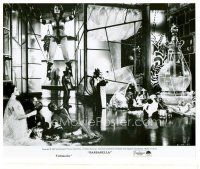 5z539 BARBARELLA 8x10 still '68 sexiest Jane Fonda in wild room with drugs & naked people!