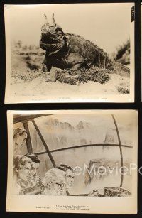 5z437 LOST WORLD 34 8x10 stills '60 great dinosaurs special effects + cool artwork!