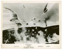 5z628 RODAN 8x10 still '57 cool image of jets taking fire at The Flying Monster!