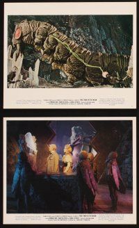 5z458 FIRST MEN IN THE MOON 10 color 8x10 stills '64 Ray Harryhausen special effects, H.G. Wells!