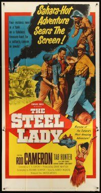 6a041 STEEL LADY 3sh '53 Rod Cameron is a fortune hunter in the Sahara Desert!