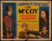 6a009 FIGHTING SHADOWS 1/2sh '35 Mountie Tim McCoy fighting toughest gang in the North!