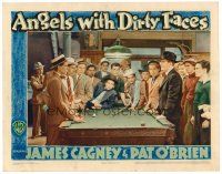 6b469 ANGELS WITH DIRTY FACES LC R40s Pat O'Brien & Dead End Kids gathered around pool table!