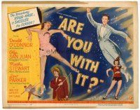6b025 ARE YOU WITH IT TC '48 leaping Donald O'Connor, sexy Olga San Juan & Lew Parker!