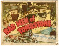 6b031 BAD MEN OF TOMBSTONE TC '48 outlaws deadlier than the James boys & wilder than the Daltons!