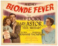 6b052 BLONDE FEVER TC '44 Philip Dorn, Gloria Grahame in her first film is gorgeous & dangerous!