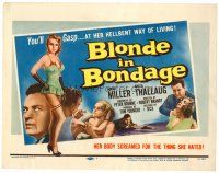 6b053 BLONDE IN BONDAGE TC '57 sexy Swedish bad girl, her body screamed for the things she hated!