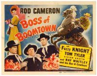 6b061 BOSS OF BOOMTOWN TC '44 Rod Cameron, Tom Tyler, Fuzzy Knight, Ray Whitley & band!