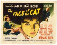 6b075 CAT TC R60s art of French Francoise Arnoul, The Face of the Cat!!