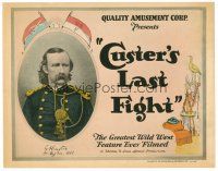 6b095 CUSTER'S LAST FIGHT TC R25 50th Anniversary of the Last Stand at Little Big Horn!