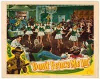 6b558 DON'T FENCE ME IN LC '45 great image of sexy showgirls dancing, Roy Rogers in the border!