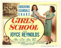 6b155 GIRLS' SCHOOL TC '50 bad girl Joyce Reynolds, shocking scandals shake it up!