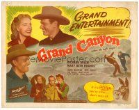 6b161 GRAND CANYON TC '49 Richard Arlen, Mary Beth Hughes, grand entertainment!