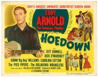 6b188 HOEDOWN TC '50 country music star Tennessee Plowboy Eddy Arnold playing guitar!