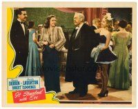 6b688 IT STARTED WITH EVE LC '41 Deanna Durbin, Charles Laughton & sexy maid!