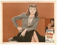 6b695 JUKE GIRL LC R56 best close up of sexy smoking bad girl Ann Sheridan with her legs crossed!