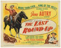 6b238 LAST ROUND-UP TC '47 great images of Gene Autry & his famous horse, Champion!
