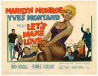 6b241 LET'S MAKE LOVE TC '60 four images of super sexy Marilyn Monroe + Yves Montand!