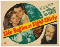 6b242 LIFE BEGINS AT EIGHT-THIRTY TC '42 romantic close up of Cornel Wilde & pretty Ida Lupino!