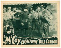 6b717 LIGHTNIN' BILL CARSON LC R40s cowboy Tim McCoy stops bad guy from beating up old man!