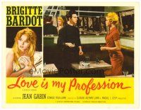 6b730 LOVE IS MY PROFESSION LC '59 Georges Simenon's En Cas de Malheur, sexy Brigitte Bardot!