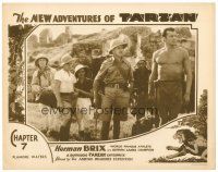 6b797 NEW ADVENTURES OF TARZAN chapter 7 LC '35 Bruce Bennett stands with members of the expedition!