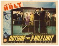 6b826 OUTSIDE THE 3-MILE LIMIT LC '40 Jack Holt is a strong-arm guy on a gambling ship!