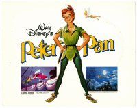 6b325 PETER PAN TC R82 Walt Disney animated cartoon fantasy classic, great full-length art!