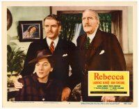 6b861 REBECCA LC #8 R56 Alfred Hitchcock, c/u of Laurence Olivier, Joan Fontaine & C. Aubrey Smith!